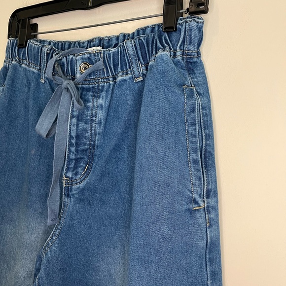 Wide Leg Denim Pants - Picture 7 of 14